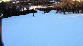 Skiing at Blue Mountain Resort PA  on Razors Edge