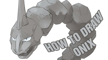 How To Draw Onix | Pokemon | Drawing Process | Entry #095