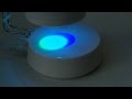 Светомузыка аккумуляторного светильника с динамиком BOX-13