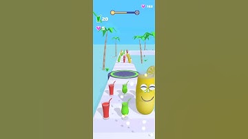 Juice Run Level 4 Android. IOS walkthrough Gameplay #shorts #aounsquad