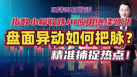 指数小幅收跌AI应用继续领涨，盘面异动如何把脉？精准捕捉热点！ - 天天要闻