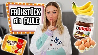 3 FRÜHSTÜCK REZEPTE für FAULE! Schnell, einfach & günstig ⎥ PIA