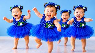 Dudi Dudi Dam Dam 🎶❄️ | Cute Snow Babies Dance Party | Dodi Dodi Dum Dum | Kids Songs
