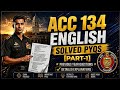 ACC 134 English PYQs Solved Part -1 With Explanation | ACC 134 Exam English Questions |
