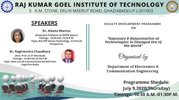 FDP on " Exposure & Rejuvenation of Technologies in Changed Era of World"