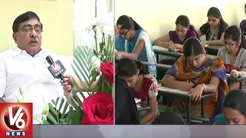 TSCHE Chairman Papi Reddy Face To Face | Common Entrance Tests To Go Online | V6 News