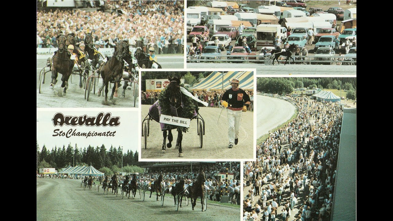 Pay The Bill & Sven-Gunnar Andersson vinner Stochampionatet (278 260 kr) på Axevalla 1984.