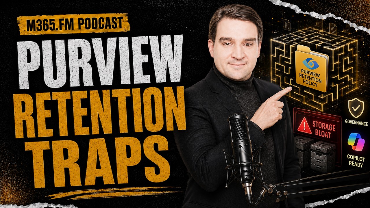 Surviving Purview: Retention Policy Traps, Storage Bloat & How IA, Governance & Copilot...