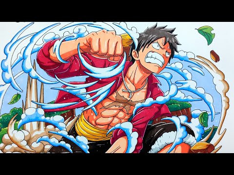 Video Cách vẽ Luffy Stampede trong One Piece | How To Draw... - youtube