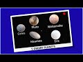 Journey to 5 dwarf planets in 4k resolution thexplanator dwarfplanet astroscience universe