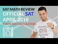 Official SAT April 2018 No Calculator Math Section (In Real Time)