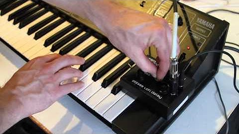 Synthrotek PT2399 Delay with 555 timer Mod LFO Yamaha CS-5 synth