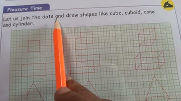 2nd std 1st term Geometry 1.2 Identification of 2D shapes and 3D objects