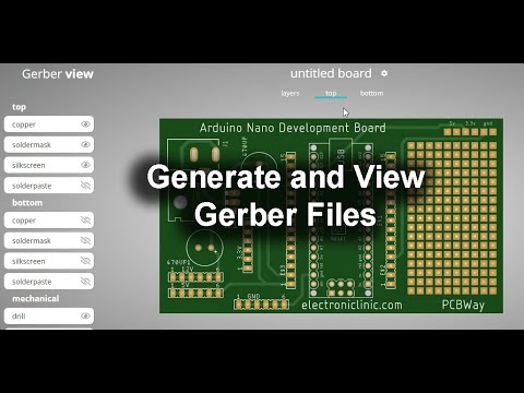 Generate PCB Gerber files using Eagle and Online Gerber Viewer by PCBWay  Gerber files with Eagle