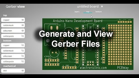 Generate PCB Gerber files using Eagle and Online Gerber Viewer by PCBWay,  Gerber files with Eagle
