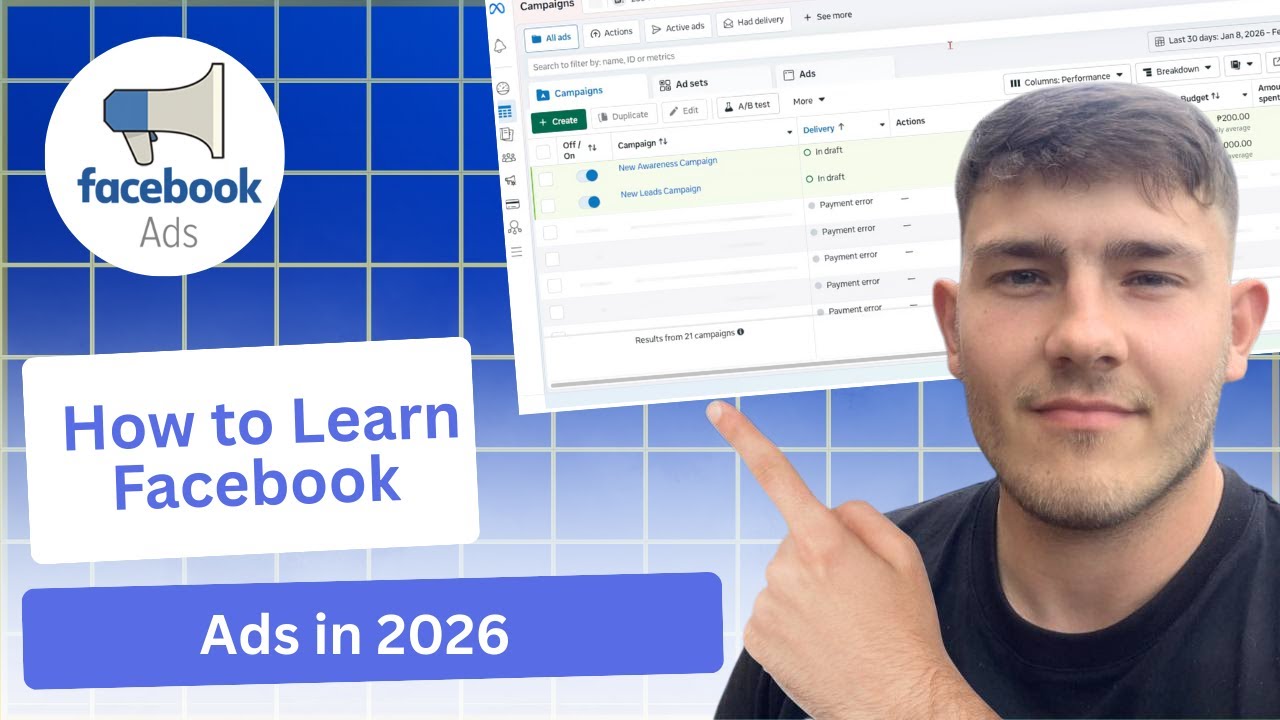 How to Learn Facebook Ads in 2026 (2026 Guide) - YouTube