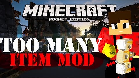 MCPE 0.14.1 NEW TOO MANY ITEM MOD