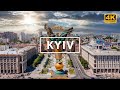 Kyiv Ukraine 4K Drone Footage