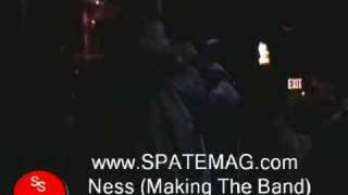 Hip Hop artist E. Ness of Badboy performs at NYC showcase