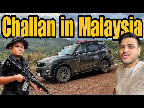 Scorpio-N Ka Malaysia Mein Mota Challan🇲🇾😰 |India To Australia By Road| #EP-93