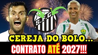 FINALMENTE SANTOS FECHA COM REFORÇO QUE É A CEREJA DO BOLO TORCIDA APROVOU NOTICIAS DO SANTOS