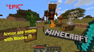 MINECRAFT But ANY BLOCK - ARMOR (special powers) 1.16 Modded Minecraft Armor World