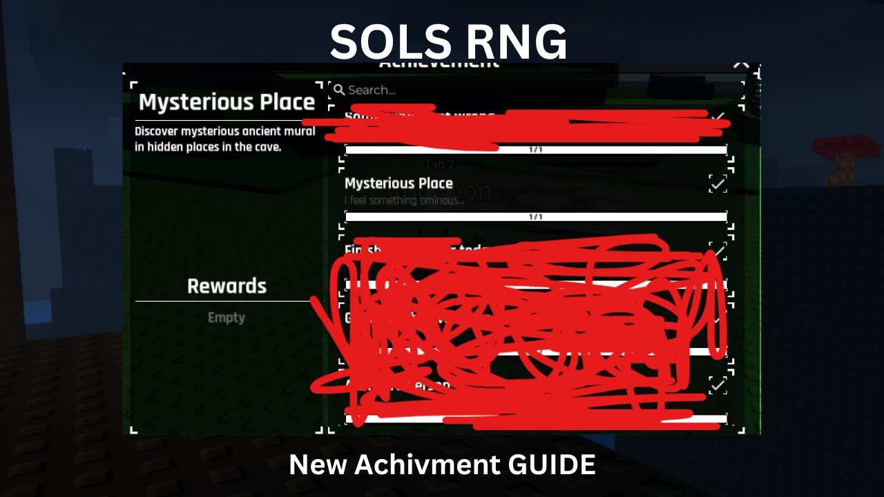 ROBLOX Sols RNG How To Get Mysterious Place Achievement GUIDE 