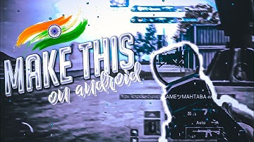 Pubg mobile thumbnail on android | How to make pubg mobile thumbnail on android | Pubg mobile