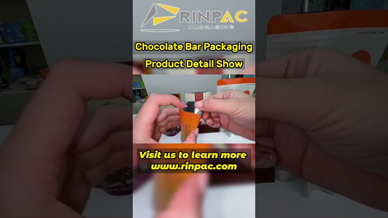 Custom Printed Mushroom Chocolate Bar Packaging | Product Detail Show | Learn More: www.rinpac.com