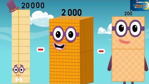 Mathblocks big to small sequence subtraction |  number blocks | #mathsforkids @kidslearningvideos29