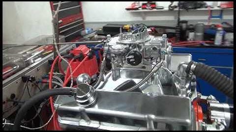 SBC 528HP 383 STROKER ENGINE DYNO RUN FOR LYNN ALEXANDER BY WHITE PERFORMANCE AND MACHINE