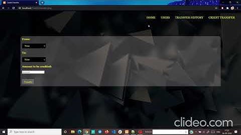 CREDIT MANAGEMENT SYSTEM TASK 2 | SPARK FOUNDATION |