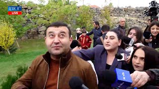 ՔՊ-ականը լրագրողների մոտ աղոթեց