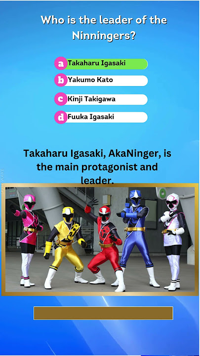 Shuriken Sentai Ninninger Quiz | 10th Anniversary Special | S1