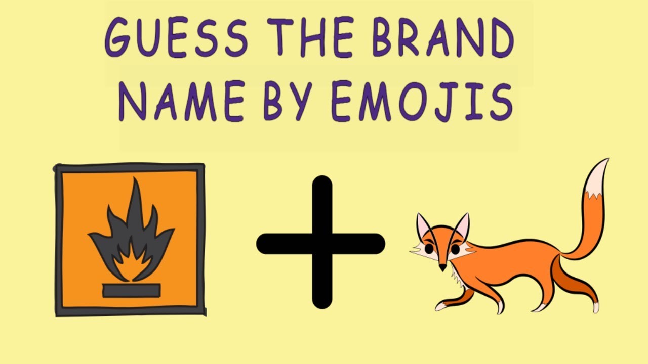 Only a true Genius can name the brands from the emojis EMOJI PUZZLES