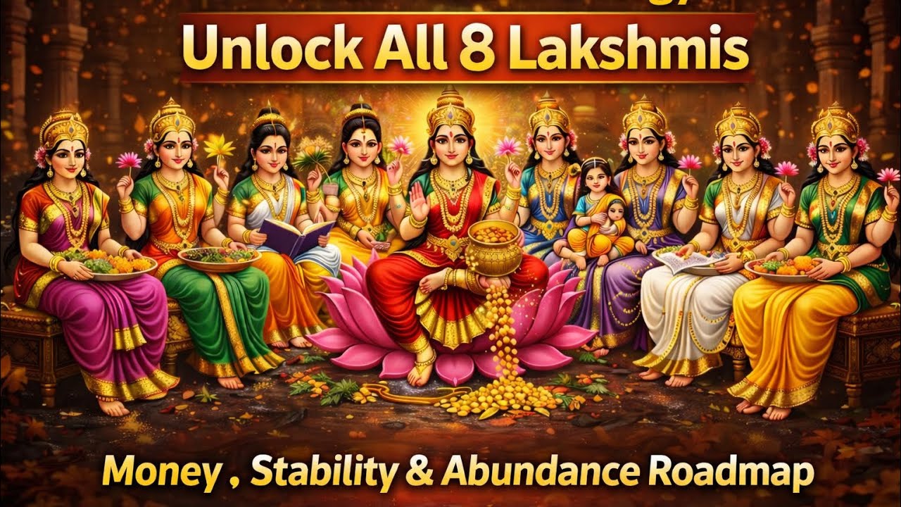 Ashta Lakshmi Mantra for Money & Abundance (cashflow + stability + blessings) Powerful Lakshmi Chant