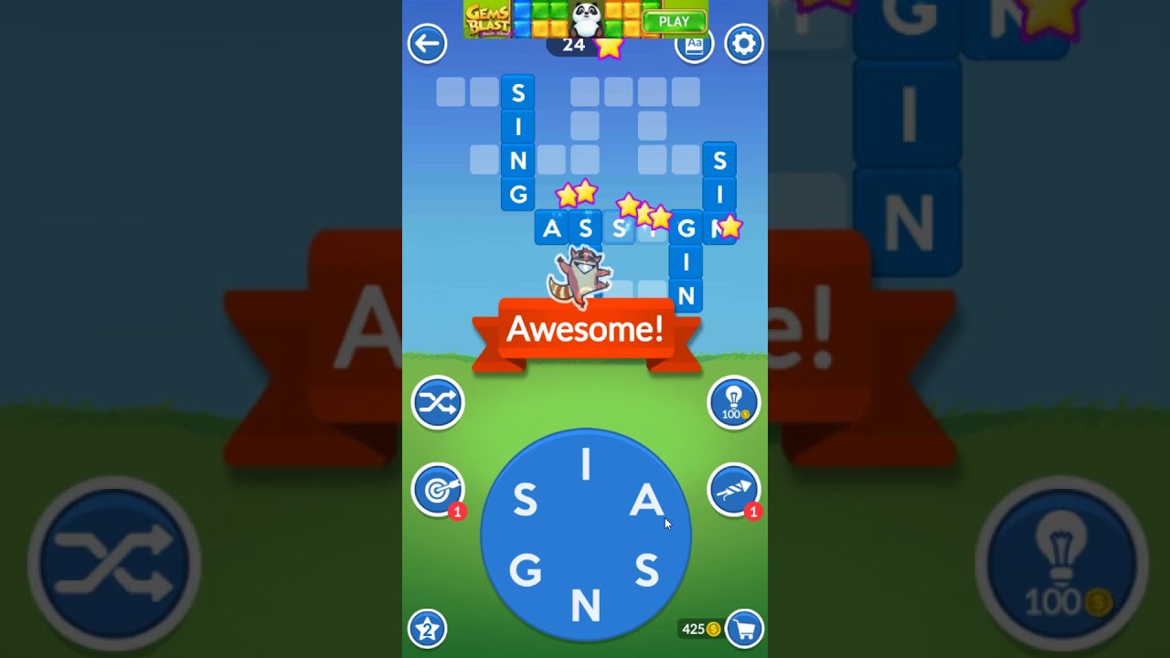 Word Toons level 153
