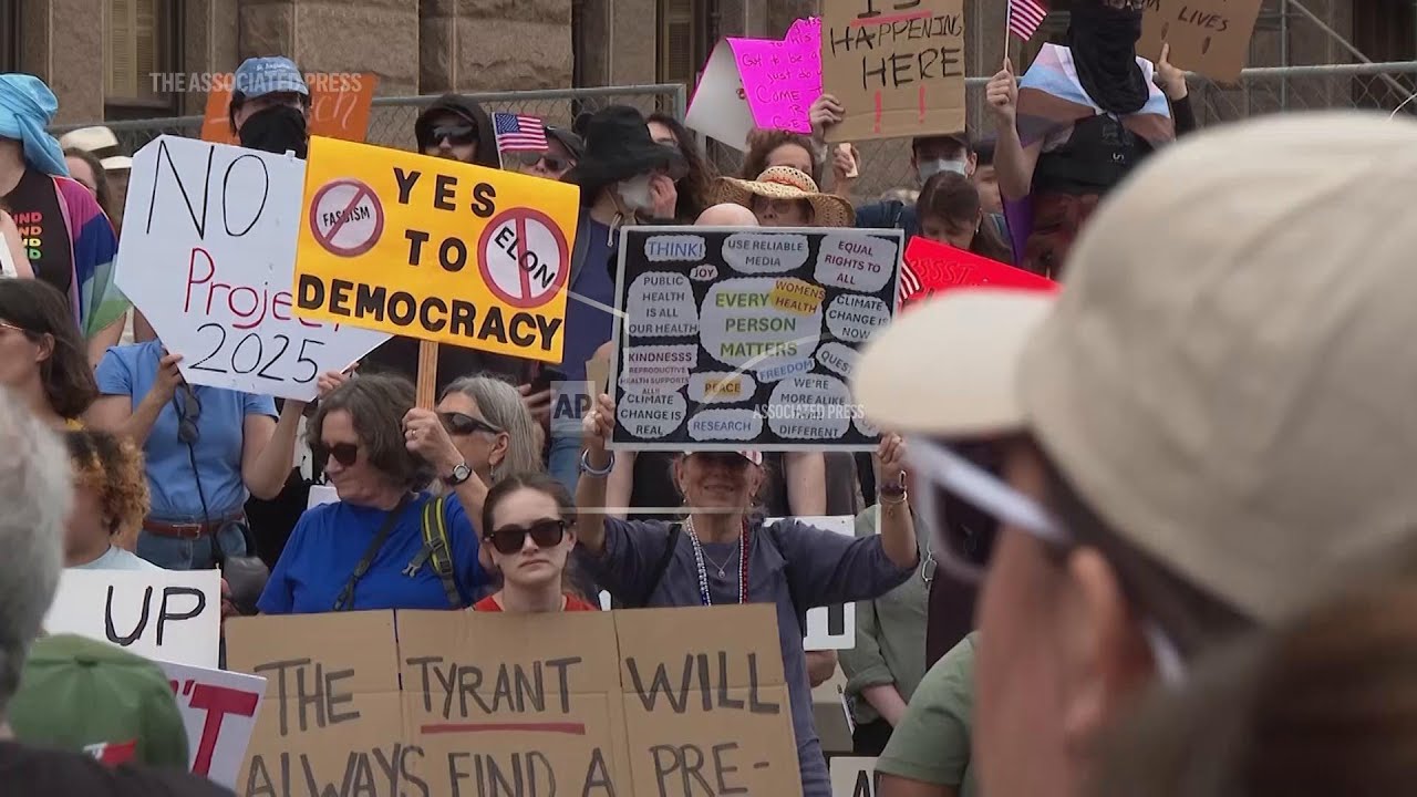 Miles protestan contra las políticas del gobierno de Trump en ciudades ...