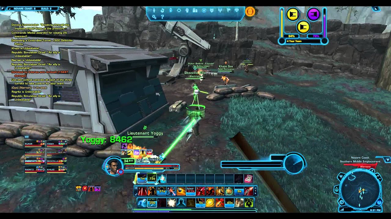 Swtor Gunslinger PVP Gameplay Complete Faceroll