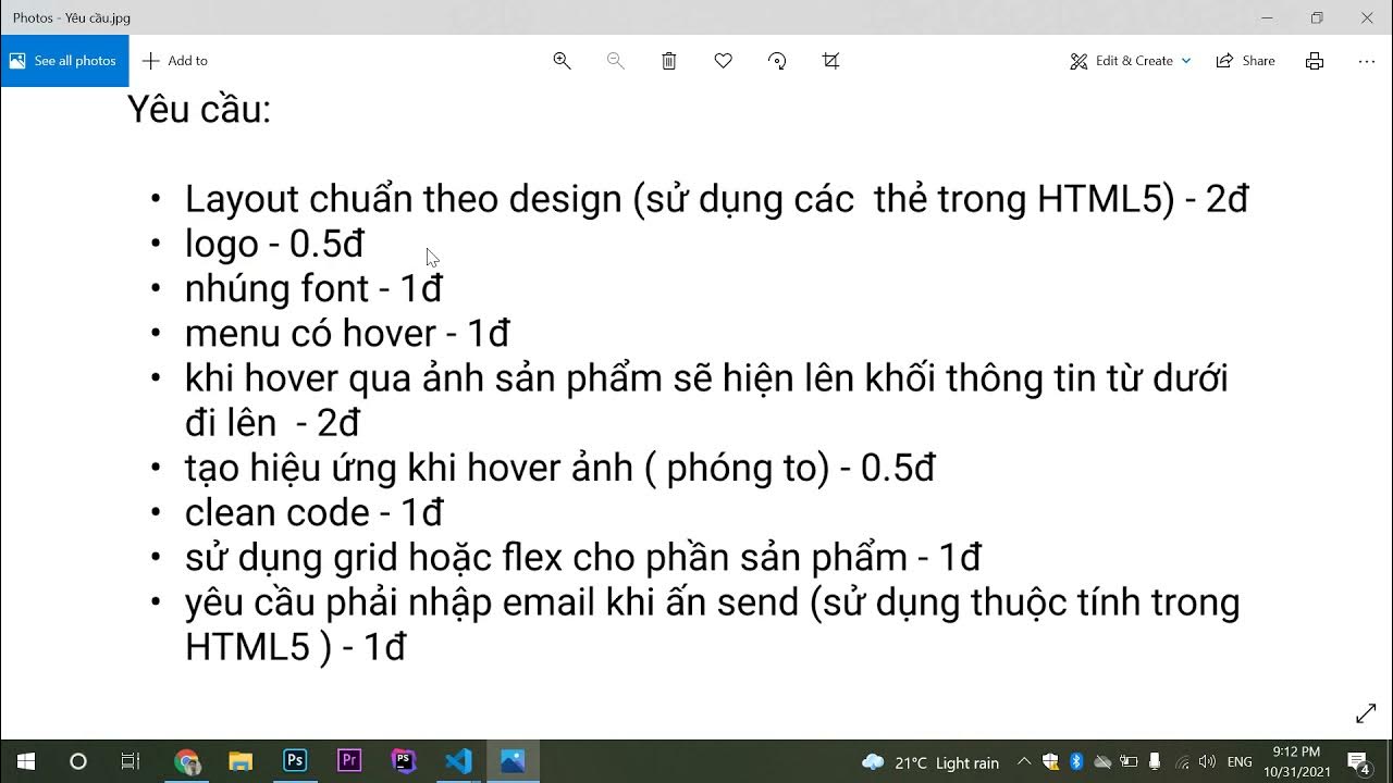 Hướng dẫn tạo giao diện Website đơn giản bằng HTML và CSS - YouTube