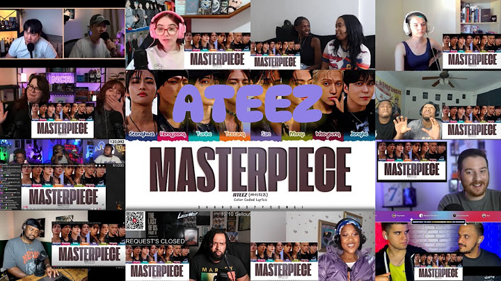 ATEEZ - 'Masterpiece' [Color Coded Lyrics] REACTION MASHUP 