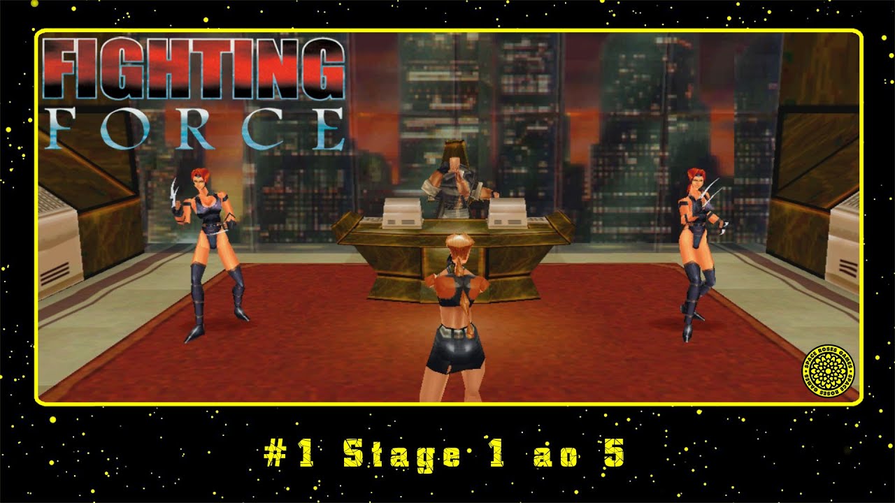 Ps1 - Fighting Force 1 - Leia a descrição