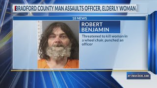 Towanda man assaults Trooper, threatens to kill elderly woman in wheelchair: PSP