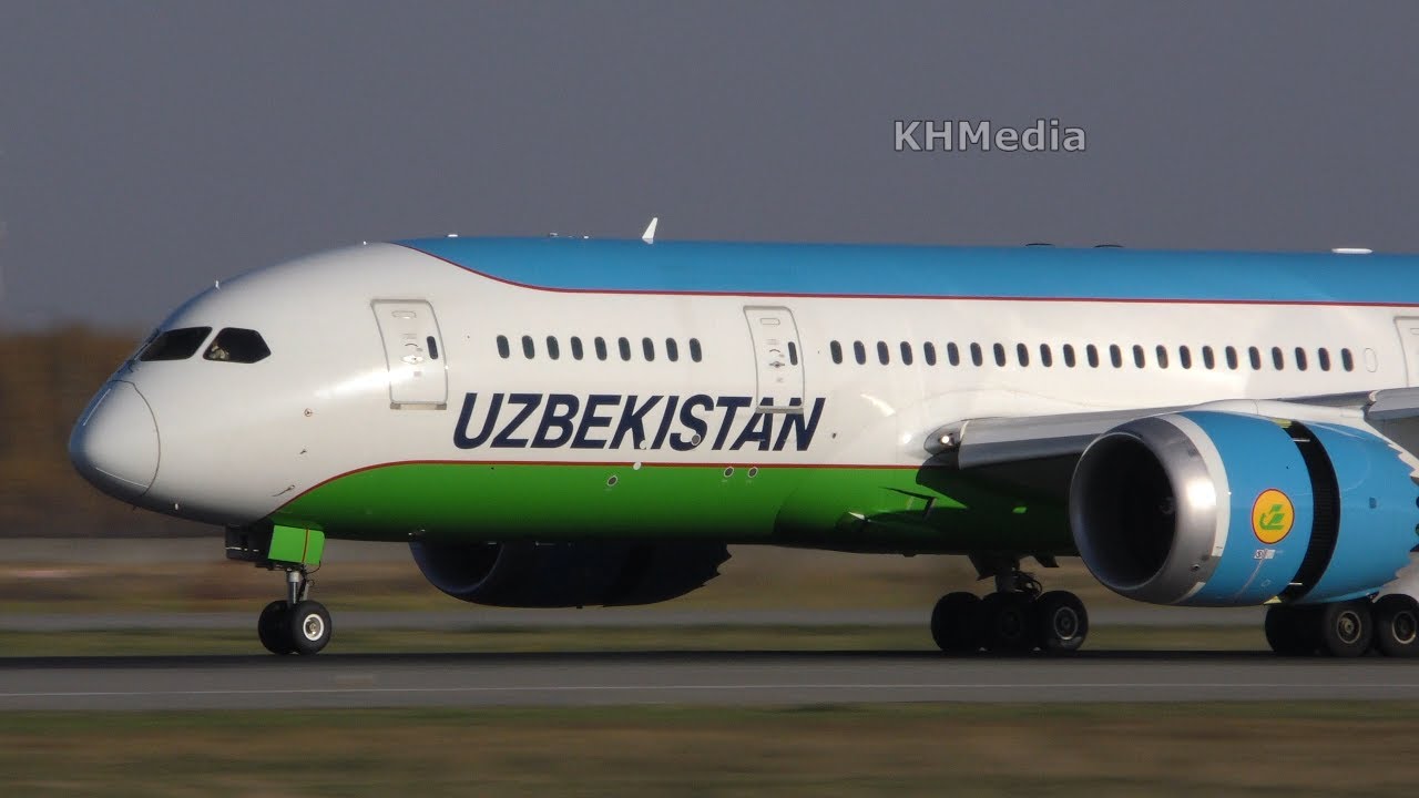 Боинг 787-8 Узбекские Авиалинии - YouTube