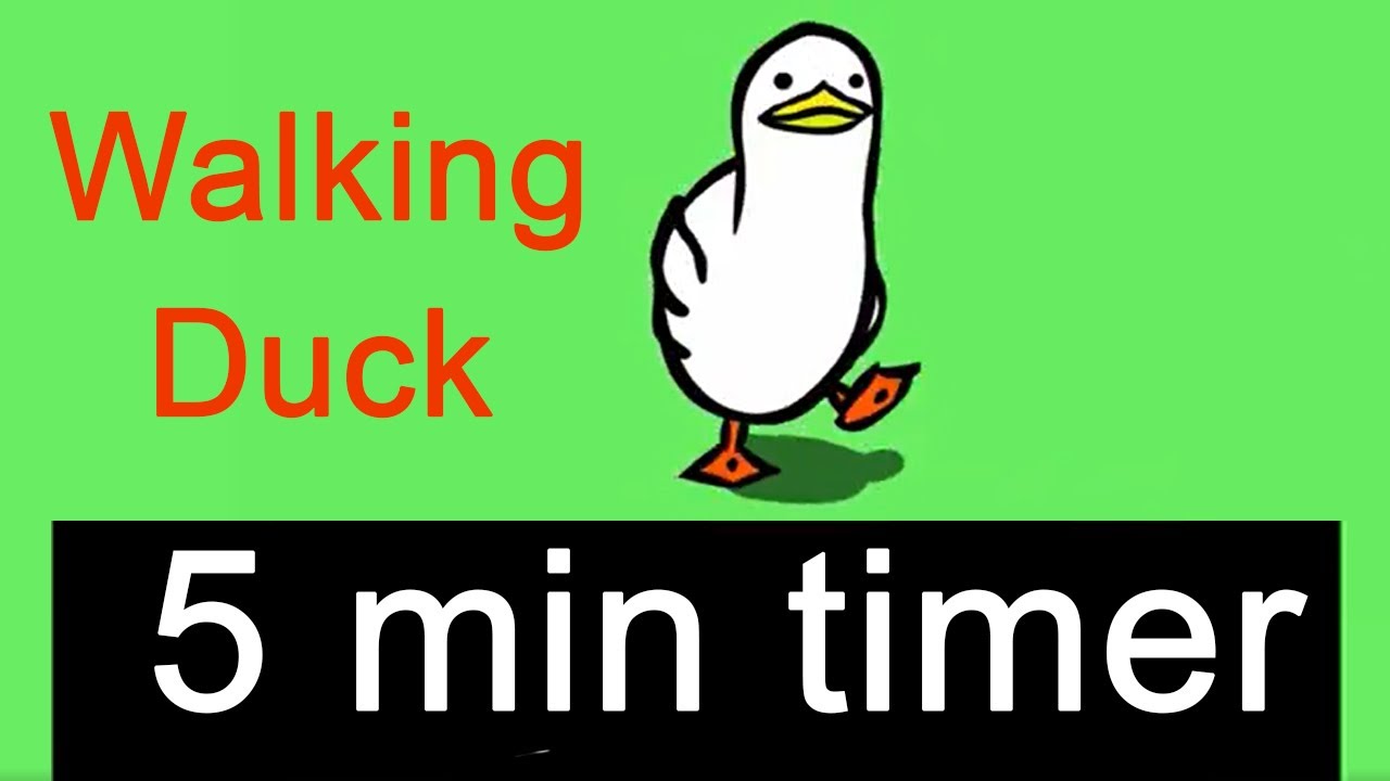 5 Minute Countdown Timer Walking Duck Ver YouTube