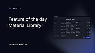 Feature of the Day - Material Library