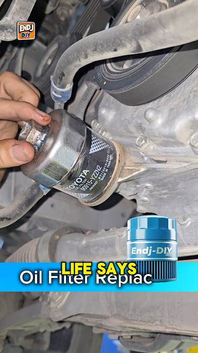 Oil Filter Change - Not easy way #oilfilter #filterchange #endjdiy #carfix