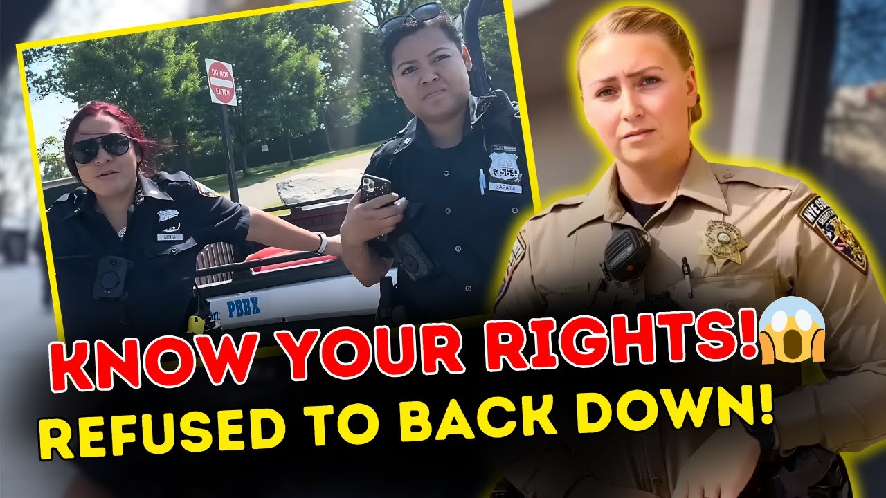 FEMALE COPS GET OWNED & DISMISSED! *ID REFUSAL* First Amendment Audit ...