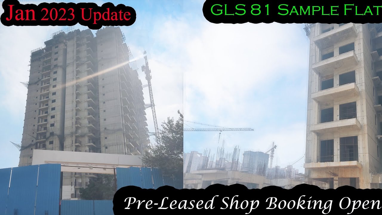 GLS Avenue 81 | Construction Update Avenue 81 | GLS Sector 81 Gurgaon  Sample Flat