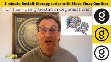 Working with Organisations in Gestalt • 3 minute Gestalt series #32